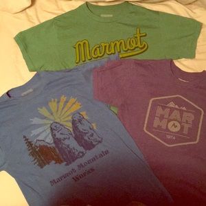 Three Marmot Small T-Shirts